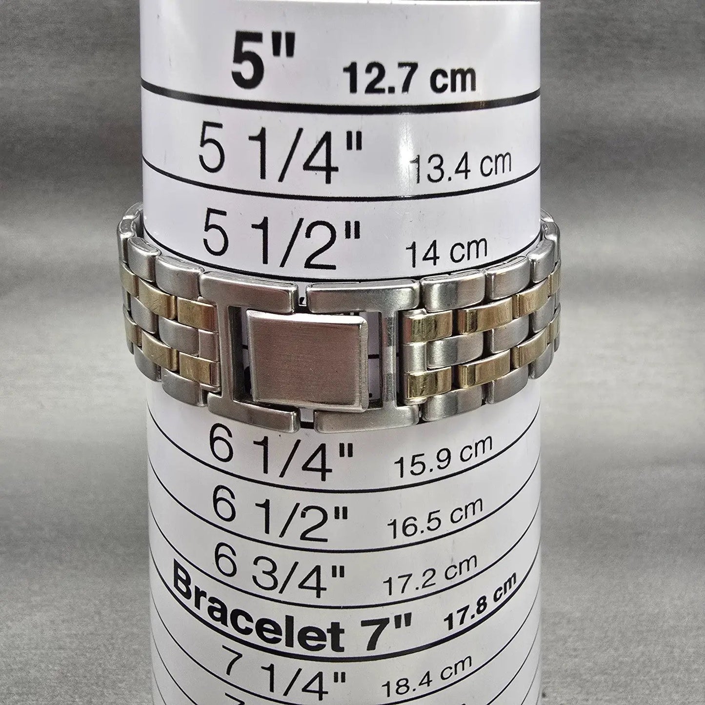 Seiko Avenue Watch Men 32mm Silver Dial Two Tone Round 7N01-626A New Battery VTG9