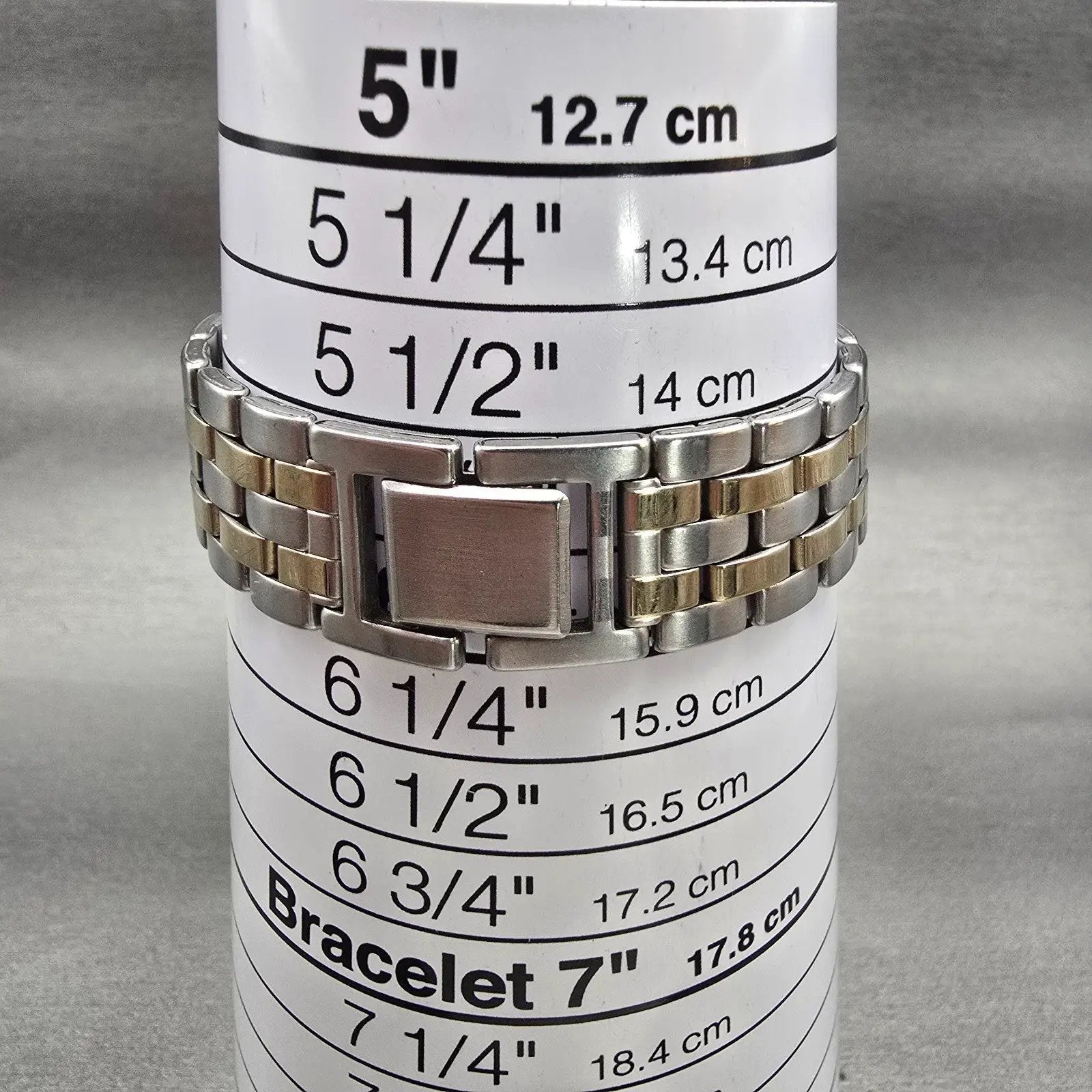 Seiko Avenue Watch Men 32mm Silver Dial Two Tone Round 7N01-626A New Battery VTG9