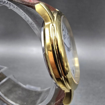 Citizen Eco-Drive Watch Men 34mm White Dial Gold Tone Round E031-K006066 PARTS4