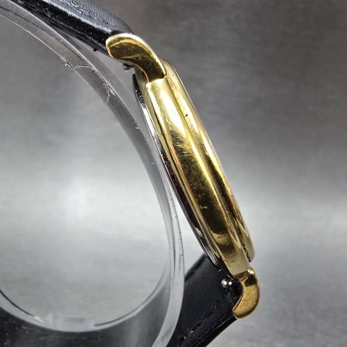 Movado Watch Men 34mm White Dial Gold Tone Round 87-E4-0885 New Battery VTG NJU3