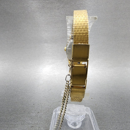 Citizen CQ Watch Women 16mm Black Dial Gold Tone 3220899849 New Battery7