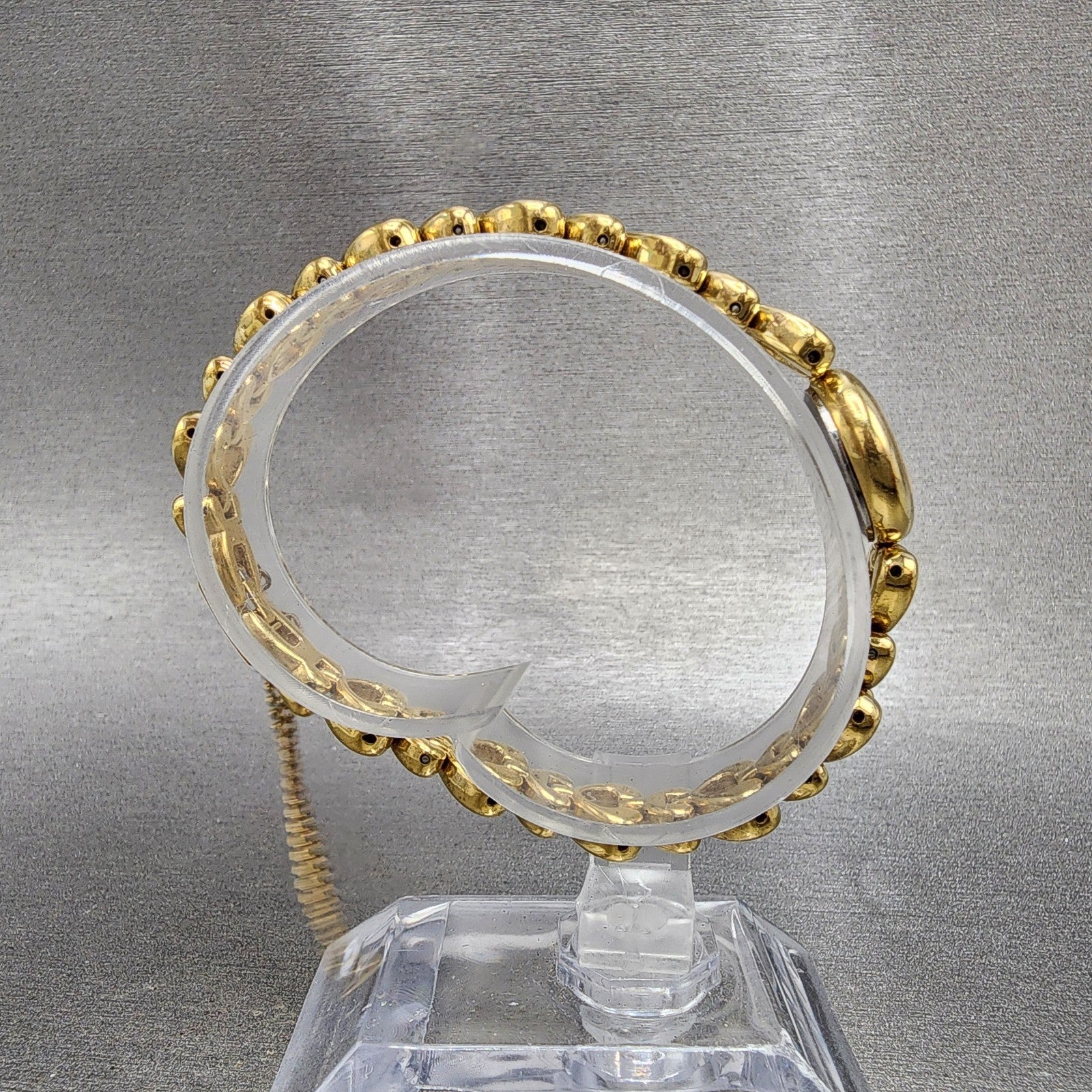 Seiko Heart Watch Women 16mm Champagne Dial Gold Tone 1e200d30 New Battery8