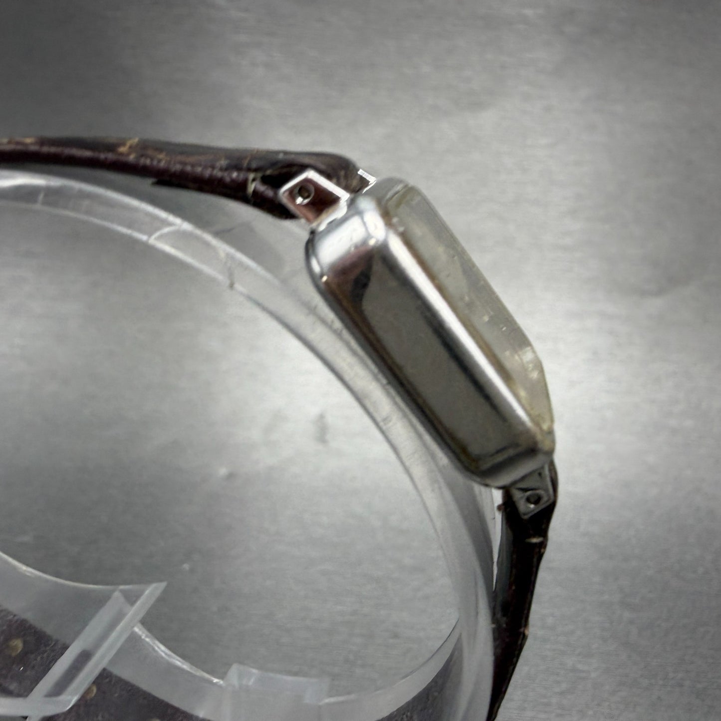 Rado Tank Watch Women Silver Dial Silver Tone Rectangle 133.9514.2 PARTS4