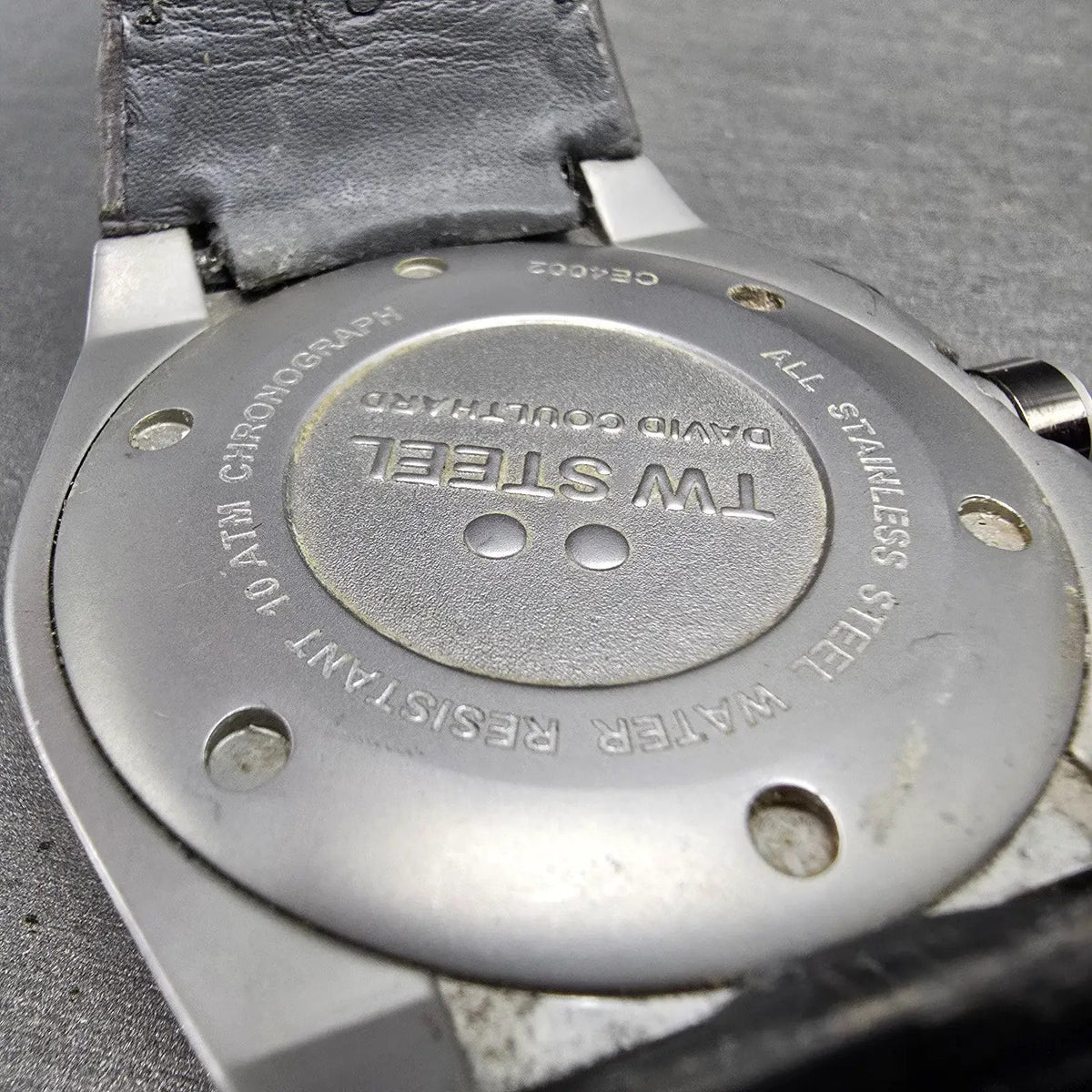 TW Steel CEO Tech David Coulthard Watch Men 50mm Black Dial Steel Date READ!!!7