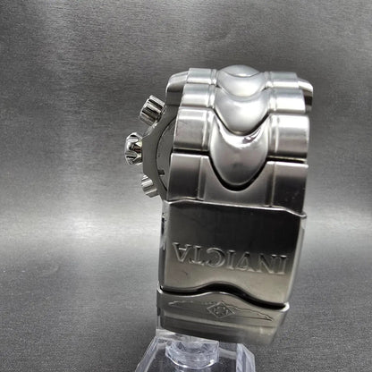 Invicta Venom Chronograph Watch Men 54mm Silver Dial Steel Date 25045 New Batt7