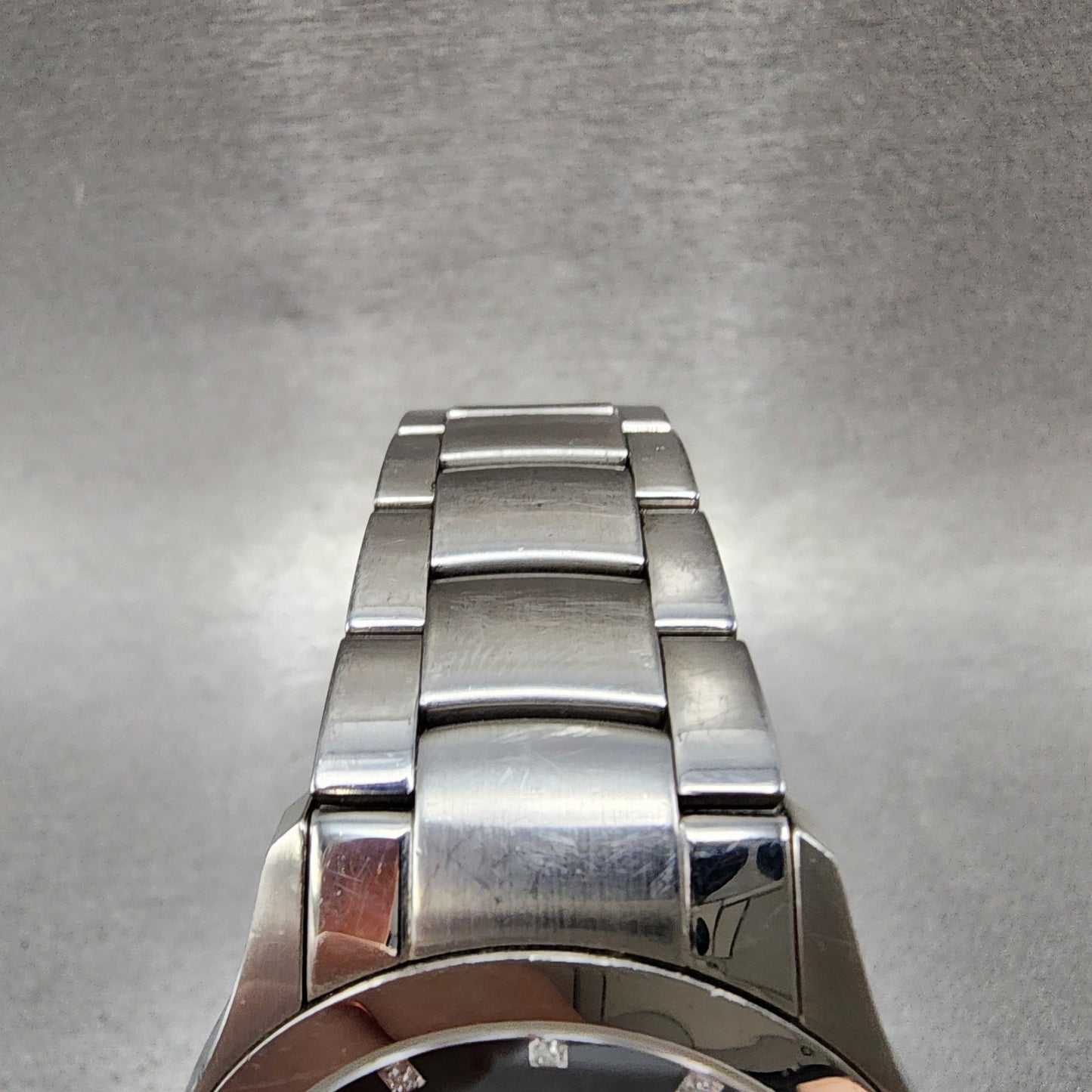 Movado Faceto Watch Men 39mm Black Dial Silver Tone 84.g2.1855 New Battery4