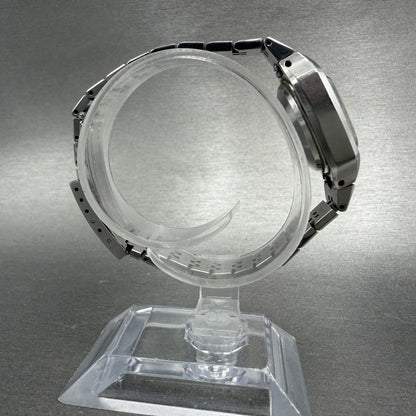 Seiko Special Watch Women 24mm Silver Dial Silver Tone Date Automatic Runs8