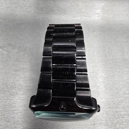 Nixon The Player Watch Men 40mm Black Dial Black Tone Rectangle New Battery4