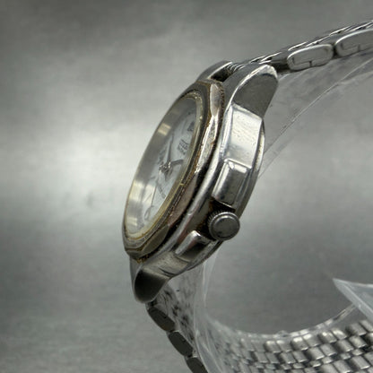 Citizen Eco-Drive Watch Women 26mm Gray Dial Steel Daydate E000-K003342 Runs2