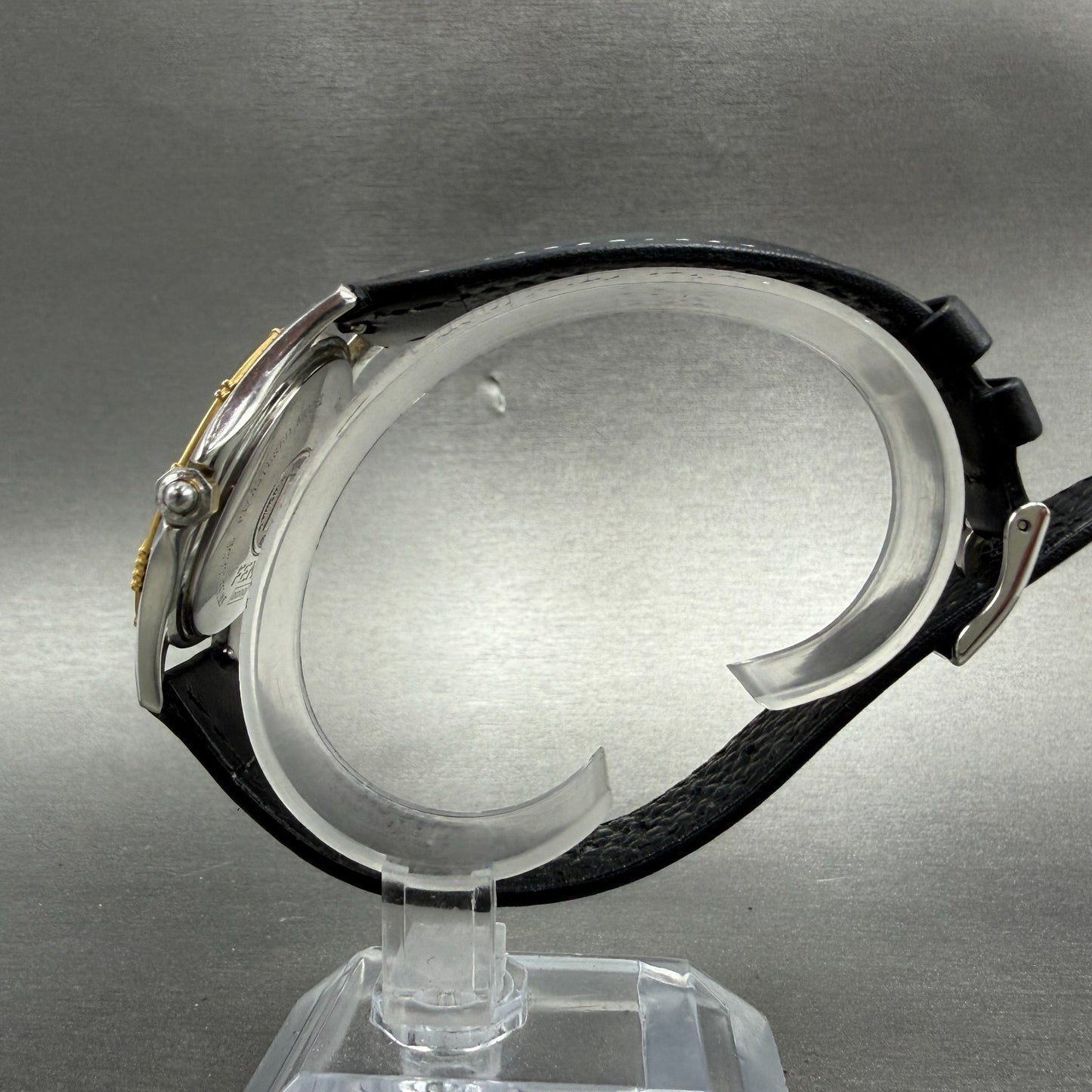Fendi Watch Men 36mm White Dial Two Tone Date Round 2500G New Battery6