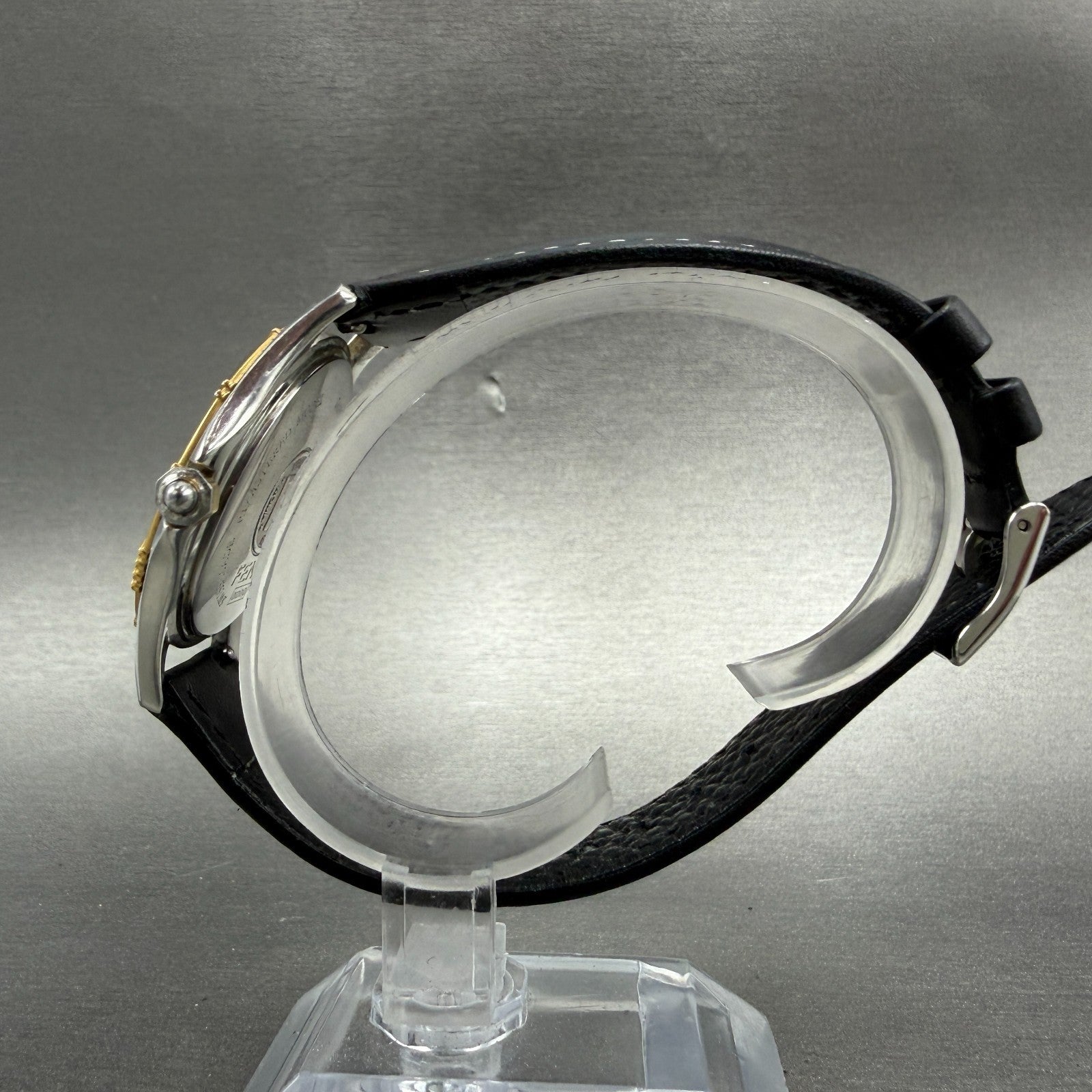 Fendi Watch Men 36mm White Dial Two Tone Date Round 2500G New Battery6