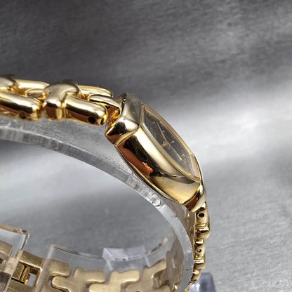 Citizen Watch Women 18mm Black Dial Gold Tone Oval 5920-S44737 New Battery3