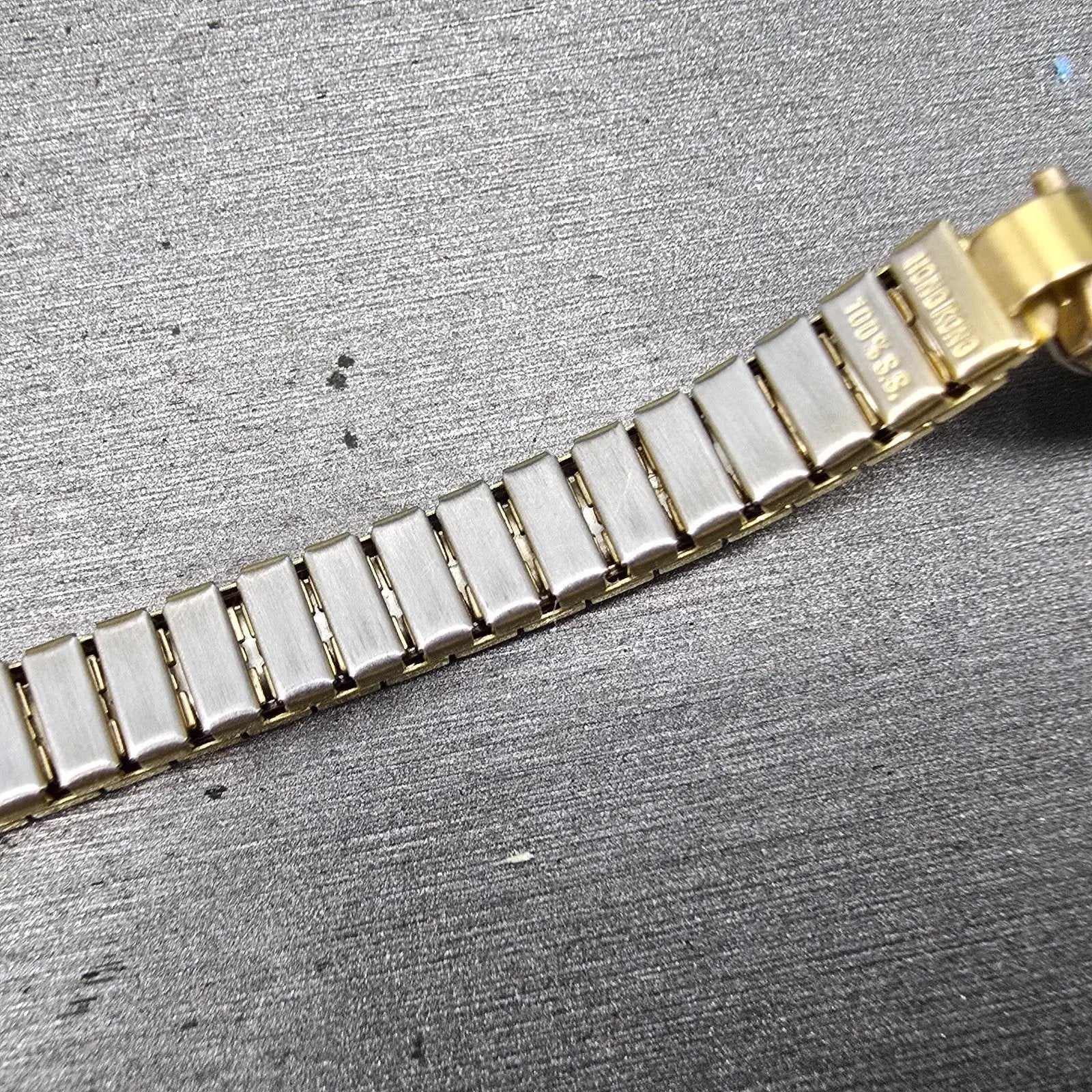 Navajo Sterling Silver Watch Band Tips 9mm Moonstone 1/20 12K SF  Vintage11