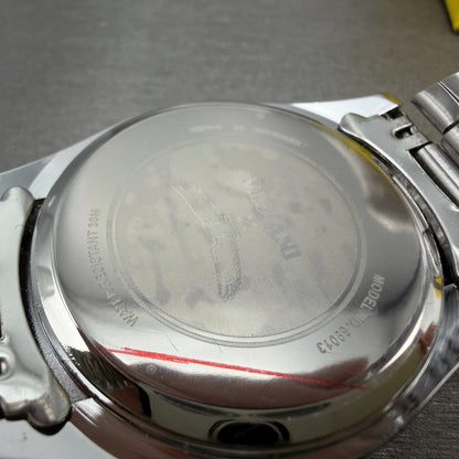Invicta Specialty Watch Men 41mm Silver Dial Silver Round Fluted Bezel 690136