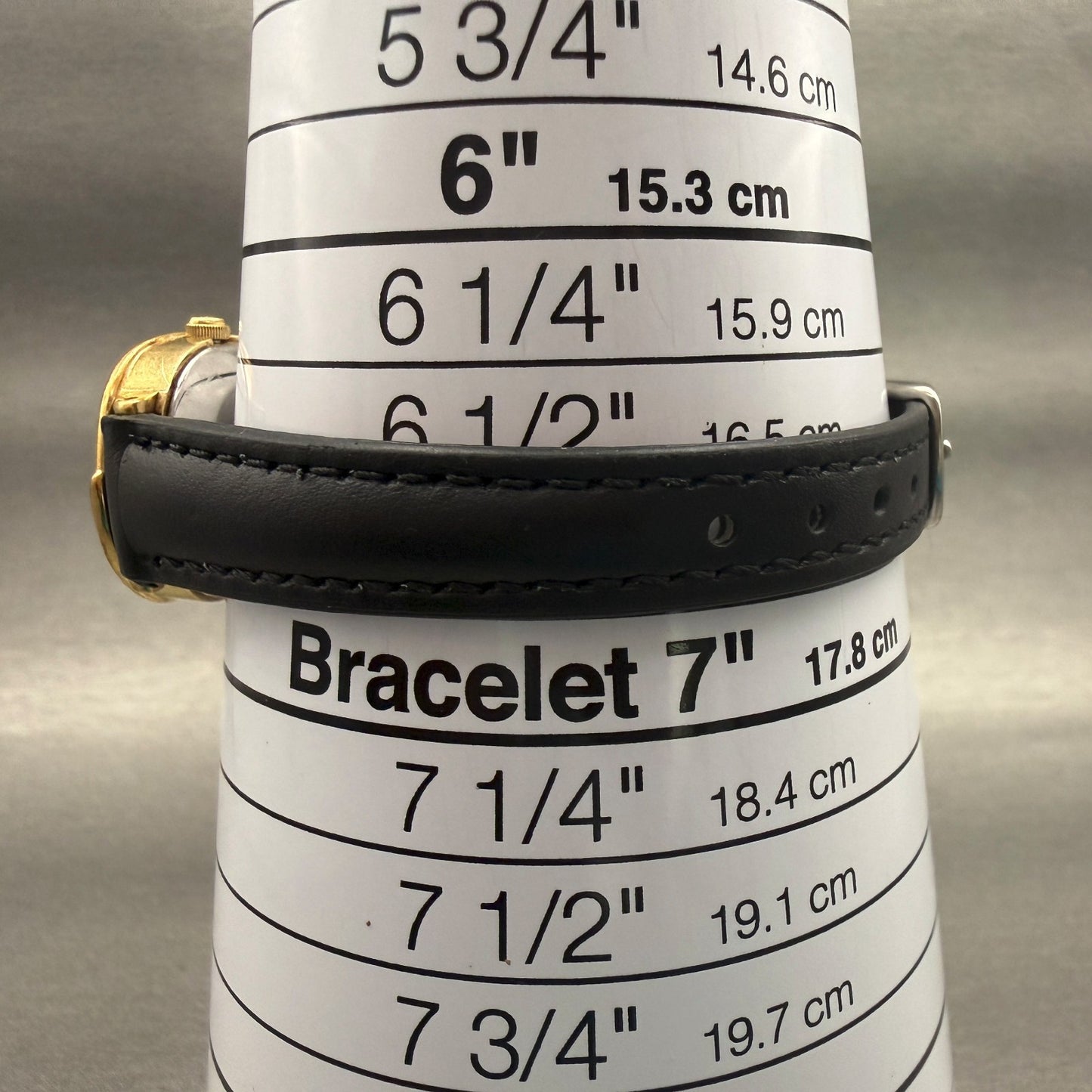 Seiko Watch Women 23mm Black Dial Gold Tone Oval 4700-5039 Vintage New Battery9