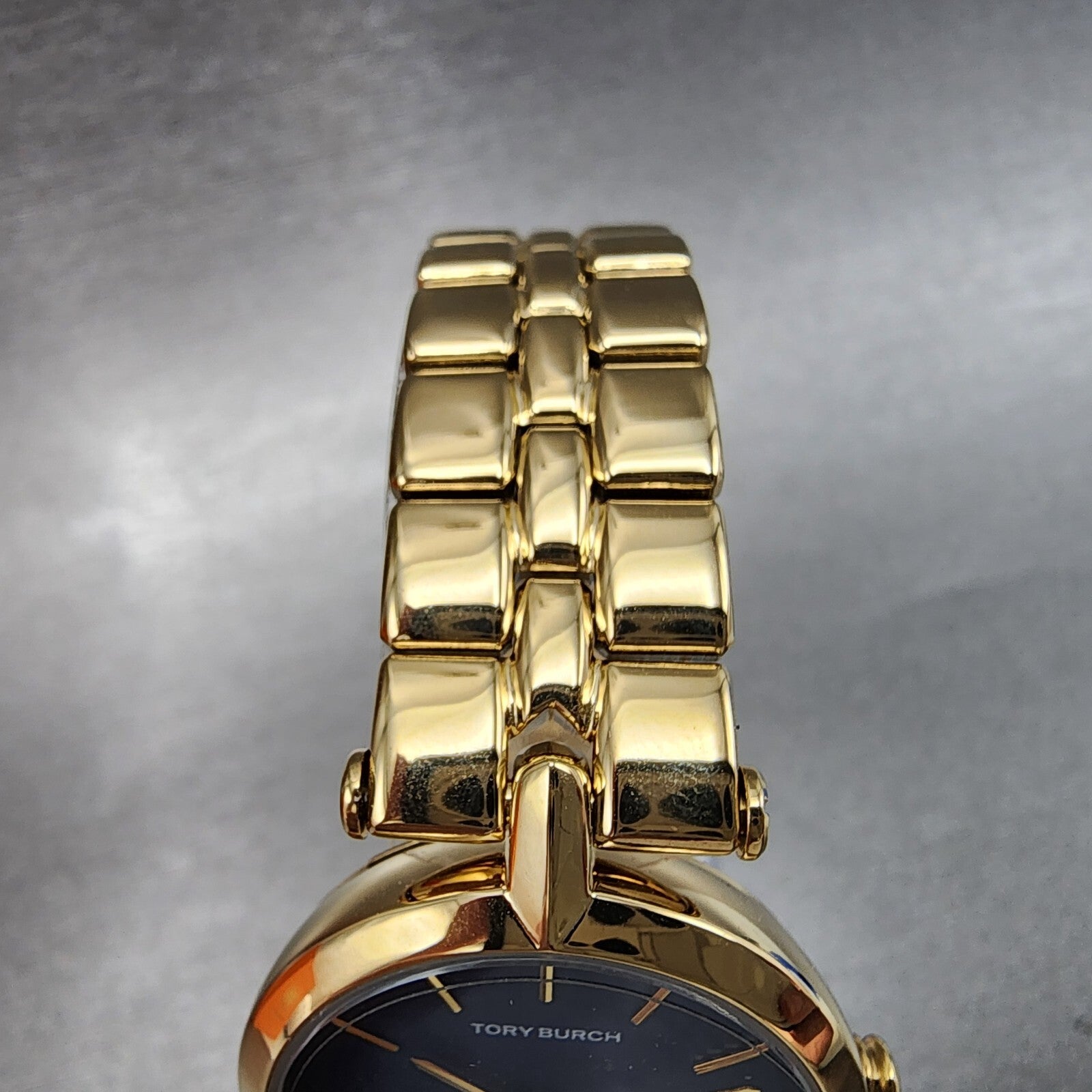 Tory Burch Kira Watch Women 30mm Blue Dial Gold Tone Round TBW2043 Quartz6