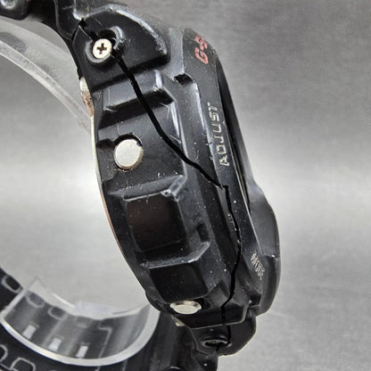 Casio G-Shock DW-6900 Watch Men 50mm Black  Alarm Chrono 1289 CRACKED New Batt3