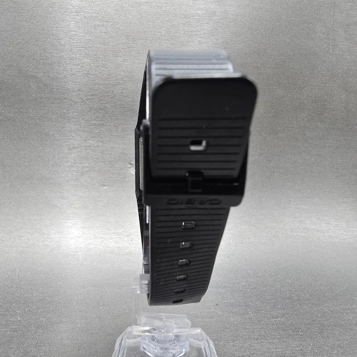 Casio FS-10 Watch Men 26mm Black Dial Black Tone Calendar PARTS9
