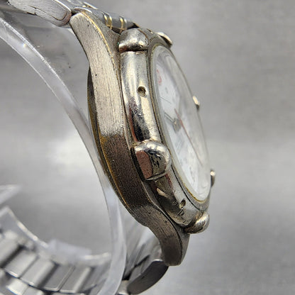 Wenger SAK Design Watch Women 29mm White Dial Steel Date Round New Battery3