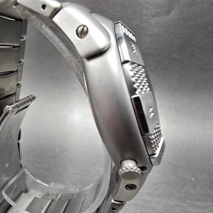 Timex Expedition Chronograph Watch Men 40mm Gray Dial Steel Date Alarm New Batt3