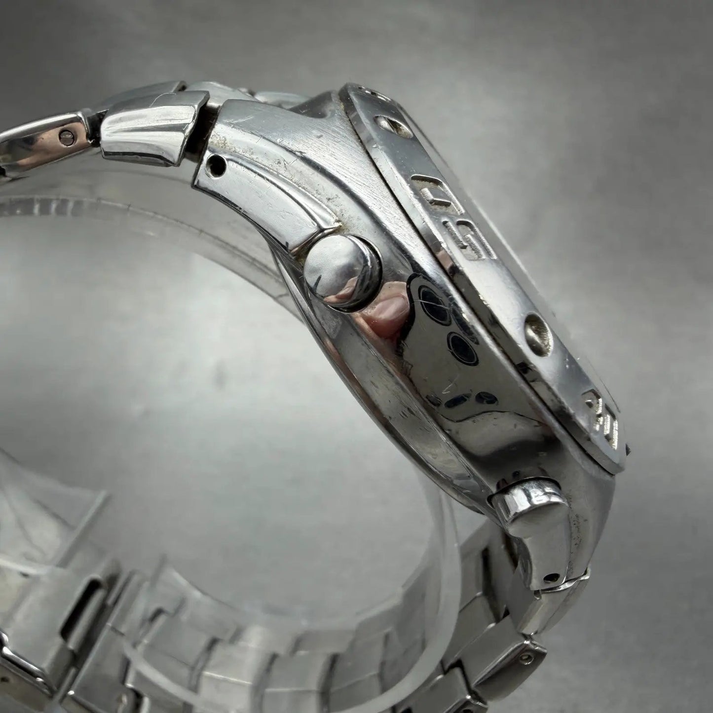 Timex Expedition Watch Men 42mm Steel Ana Digi Alarm Chrono Round T56371 NewBatt3