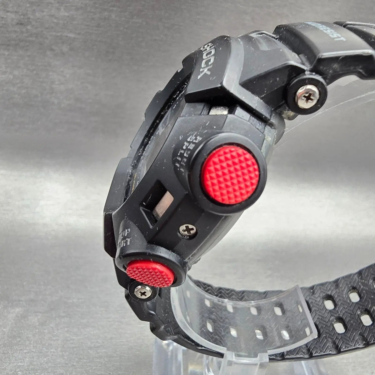 Casio G-Shock Mudman G-9000 Watch Men 46mm Black Red Chrono Alarm New Battery K2