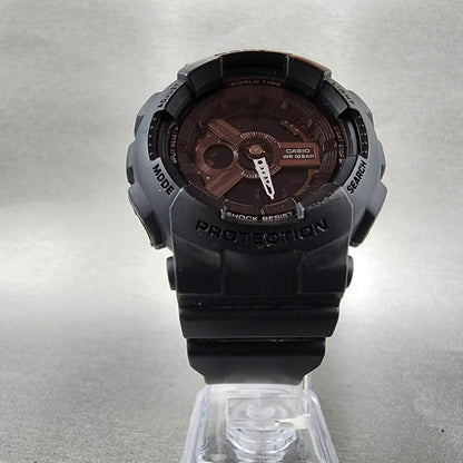 Casio BabyG BA110BC Watch Women 43mm Analog Digital Black Tone Round New Batt5