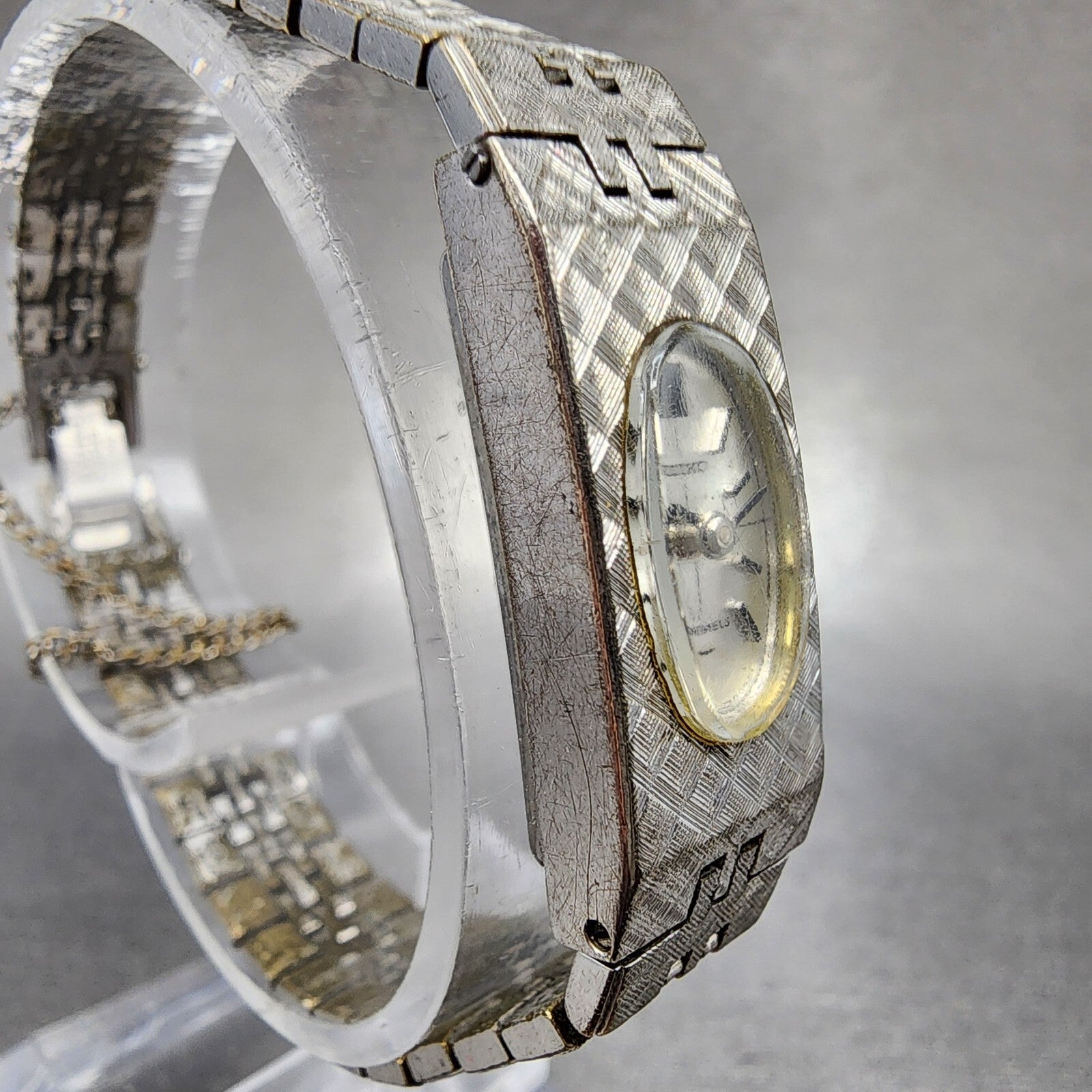 VTG Seiko Watch Women 12mm Silver Dial Gold Plated Manual Wind Runs 152033403
