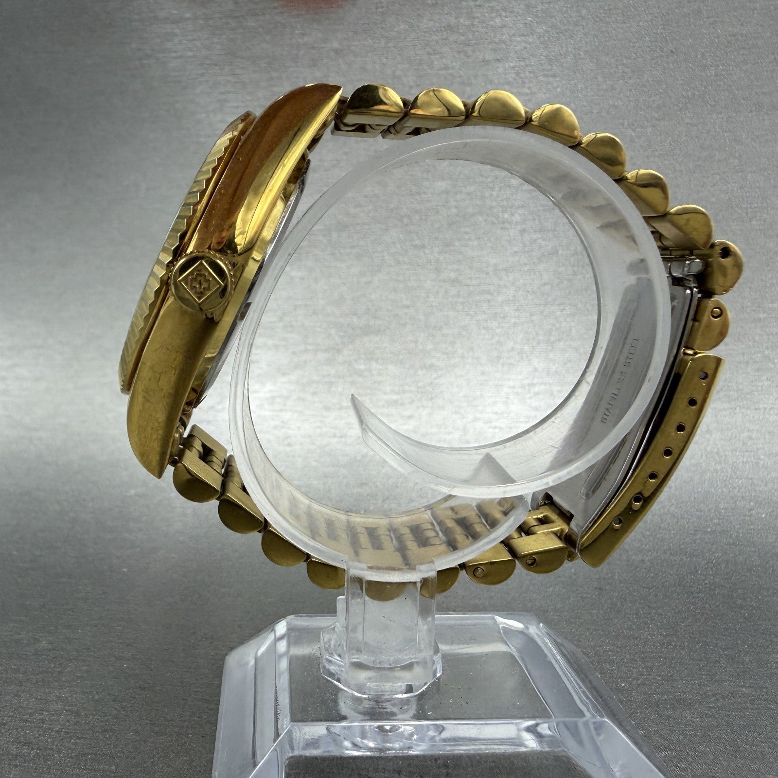 Invicta Watch Women 36mm Gold Dial Gold Tone Round 29411 New Battery6