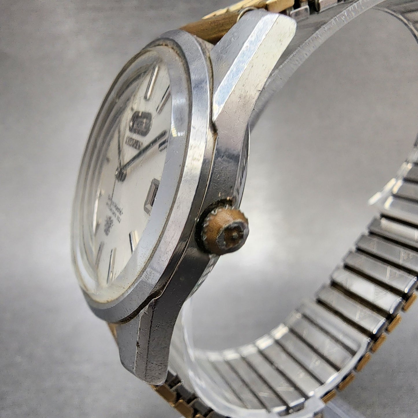 Citizen Chronomaster Watch Men 36mm White Dial Silver Tone Daydate 33 J PARTS3
