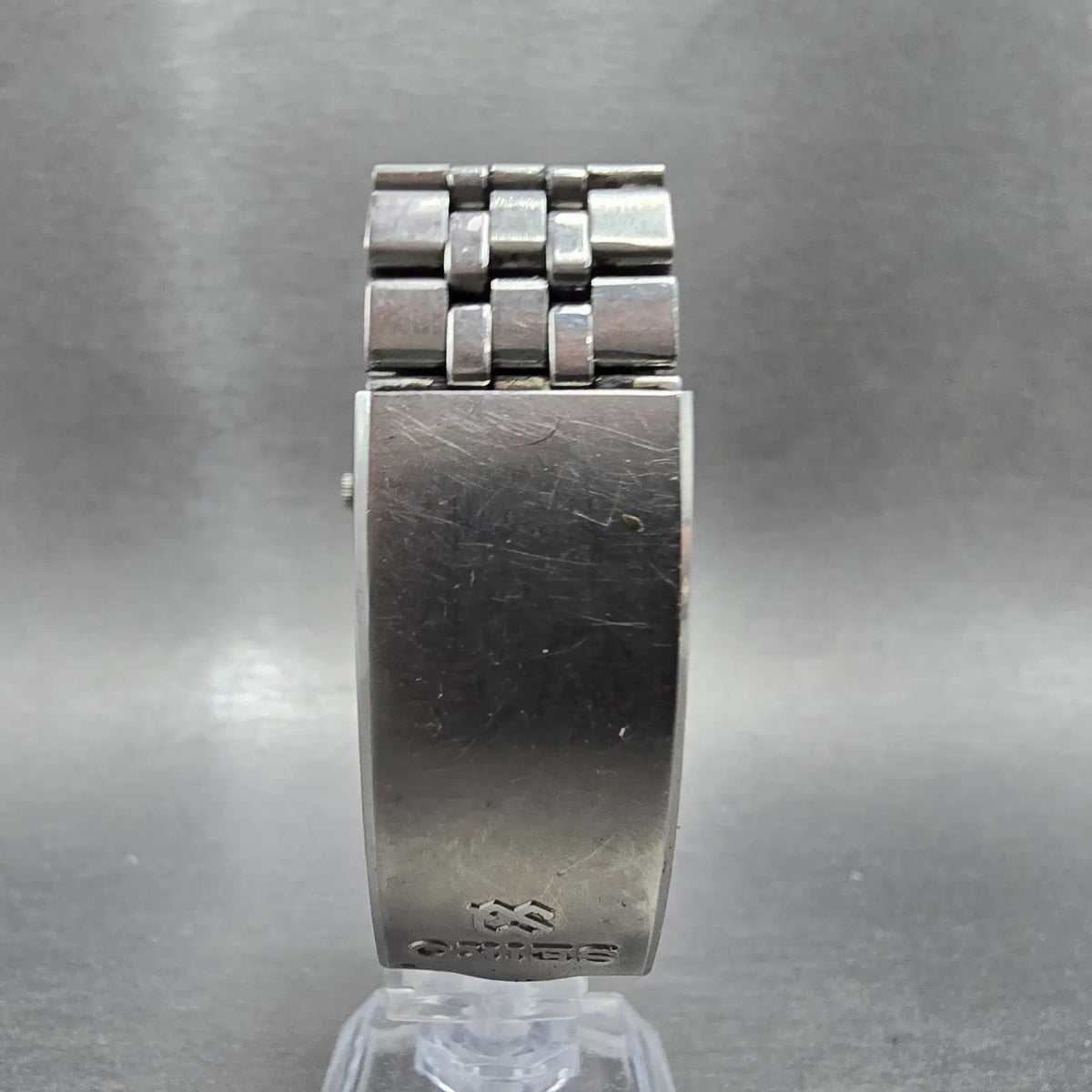 Seiko Motorcraft SQ 4004 Watch Men 36mm Silver Dial Steel Daydate 4633-8029 PART9