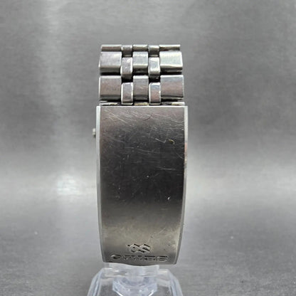 Seiko Motorcraft SQ 4004 Watch Men 36mm Silver Dial Steel Daydate 4633-8029 PART9