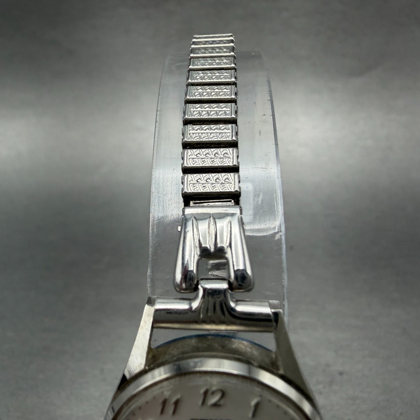 Seiko Watch Women 23mm White Dial Silver Tone Manual Wind 1104-0031 Runs MNy4