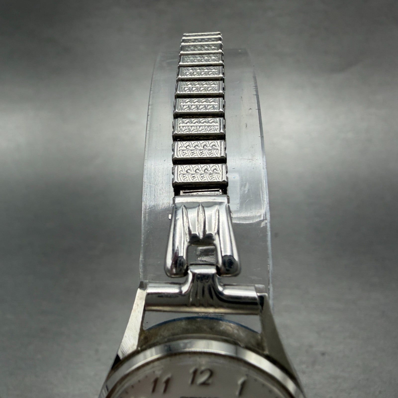 Seiko Watch Women 23mm White Dial Silver Tone Manual Wind 1104-0031 Runs MNy4