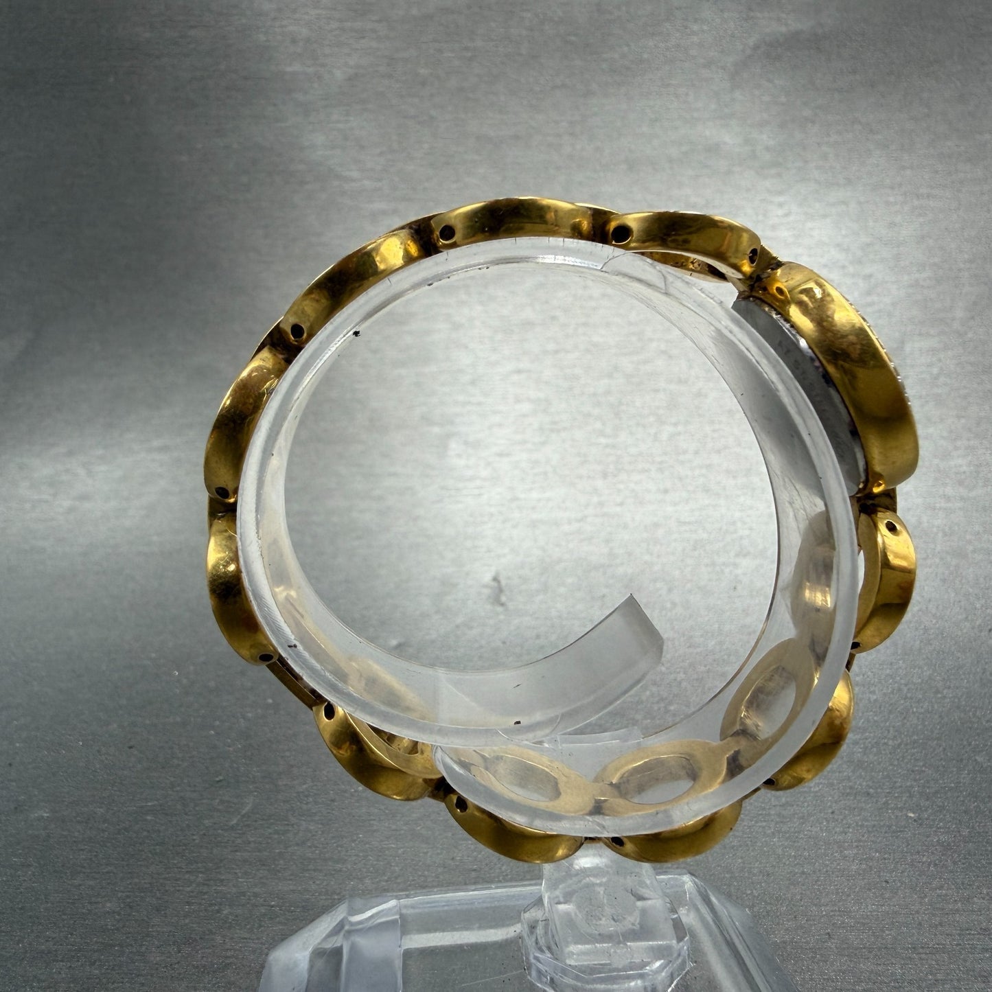 Bulova Watch Women 22mm MOP Dial Gold Tone Round 98V26 New Battery Vintage8