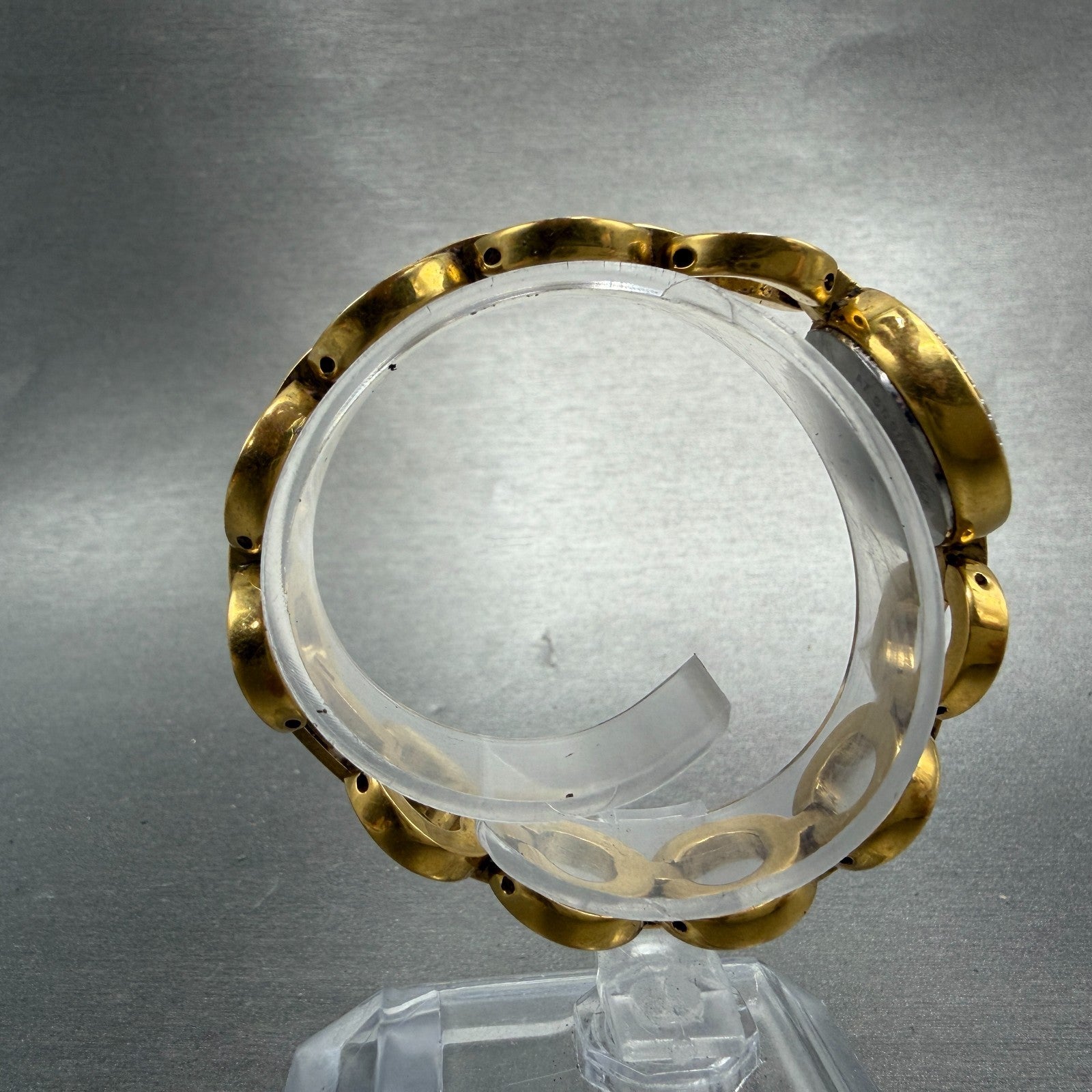Bulova Watch Women 22mm MOP Dial Gold Tone Round 98V26 New Battery Vintage8