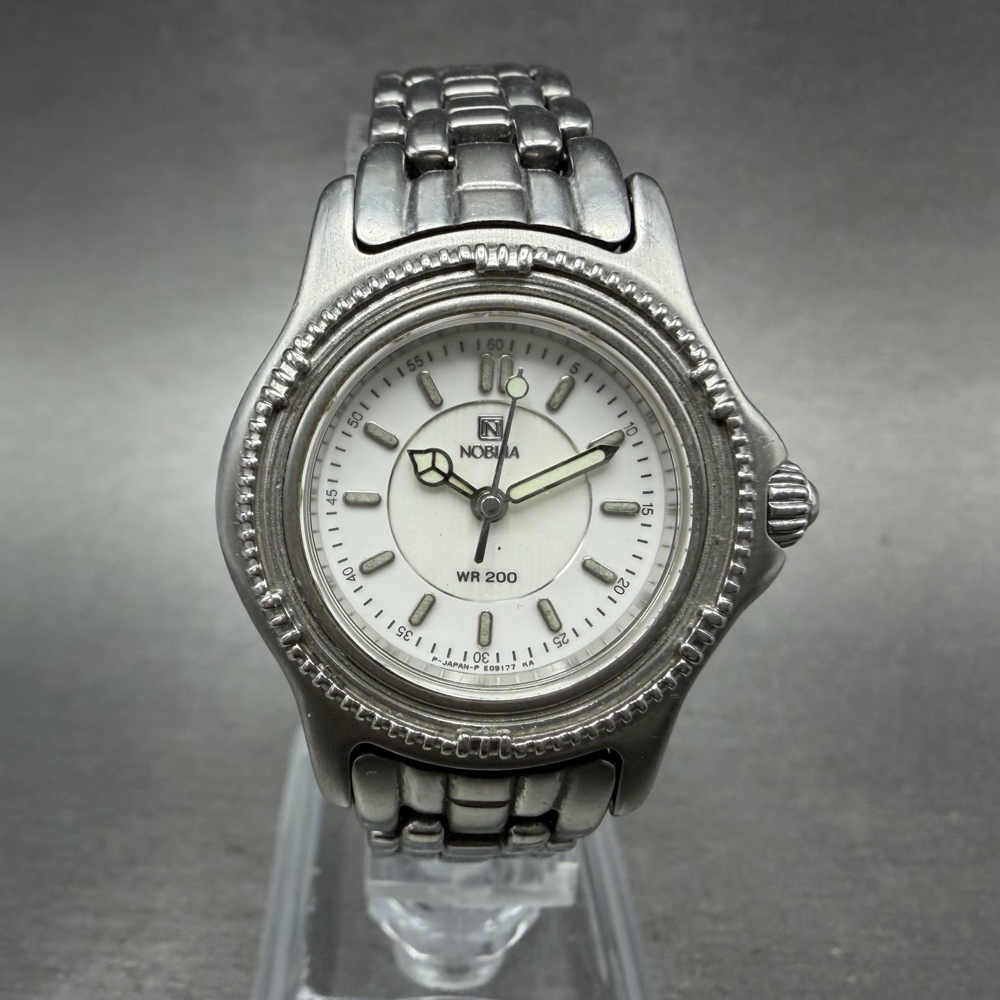 Citizen Nobila Watch Women 27mm White Dial Silver Tone Round 4633E68460 NewBatt0