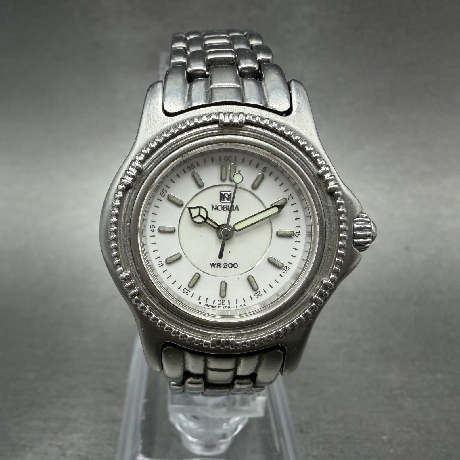 Citizen Nobila Watch Women 27mm White Dial Silver Tone Round 4633E68460 NewBatt0