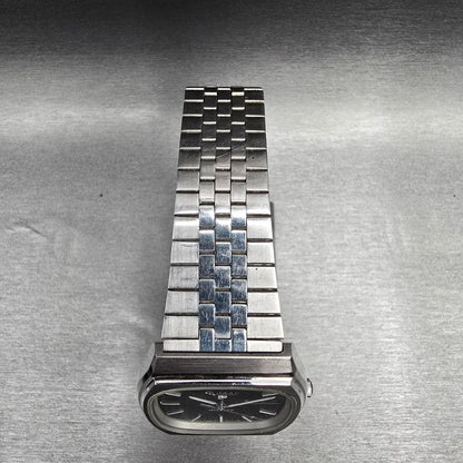 Pulsar Watch Men 33mm Gray Dial Silver Daydate Y113-5129 New Battery VTG JP4