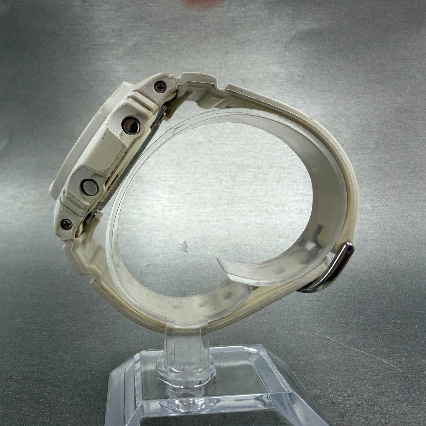 Casio Baby-G BGD-5000 Watch Women 42mm White Alarm Chrono Solar Works6