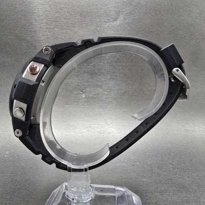 Casio G-Shock GS-1000 Watch Men 47mm Black Dial Black Silver Date Round Works6