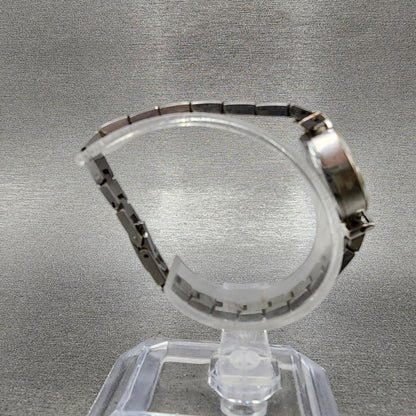 Seiko Watch Women 15mm silver Dial Silver Tone Oval 10-8160 Manual