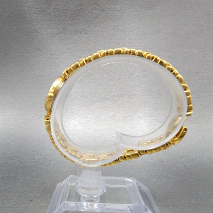 Seiko Watch Women 20mm Champagne Dial Gold Tone Round 1n001c70 New Battery6