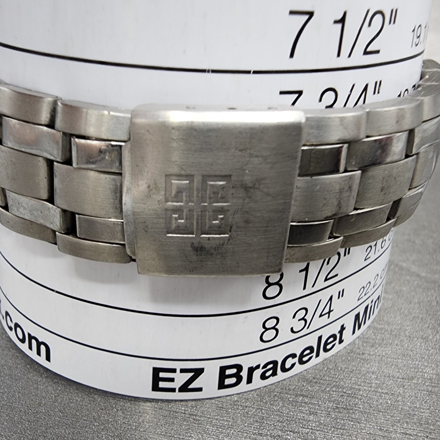 Givenchy Tank Watch Women 27mm Silver Dial Silver Tone Rectangle New Battery10
