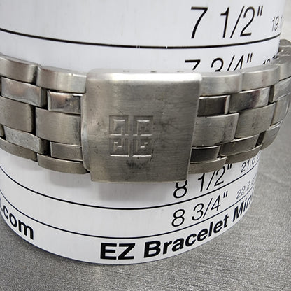 Givenchy Tank Watch Women 27mm Silver Dial Silver Tone Rectangle New Battery10
