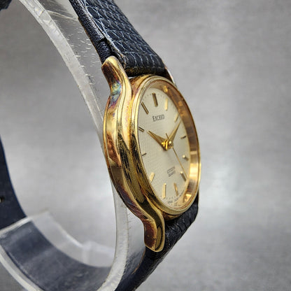 Citizen Exceed Watch Women 23mm Champagne Dial Gold Tone Round New Battery3