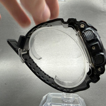 Casio G-Shock GD-110 Watch Men 51mm Black Silver Alarm Chronograph New Battery G8