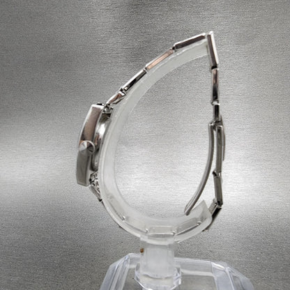 Seiko Solar Special Watch Women 20mm Silver Dial Silver Tone Rectangle READ!!!!6