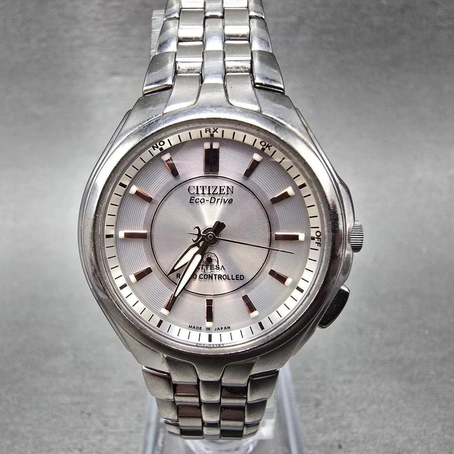 Citizen Eco-Drive Attesa Watch Women 30mm Silver Dial Steel H330-T007635 PARTS0