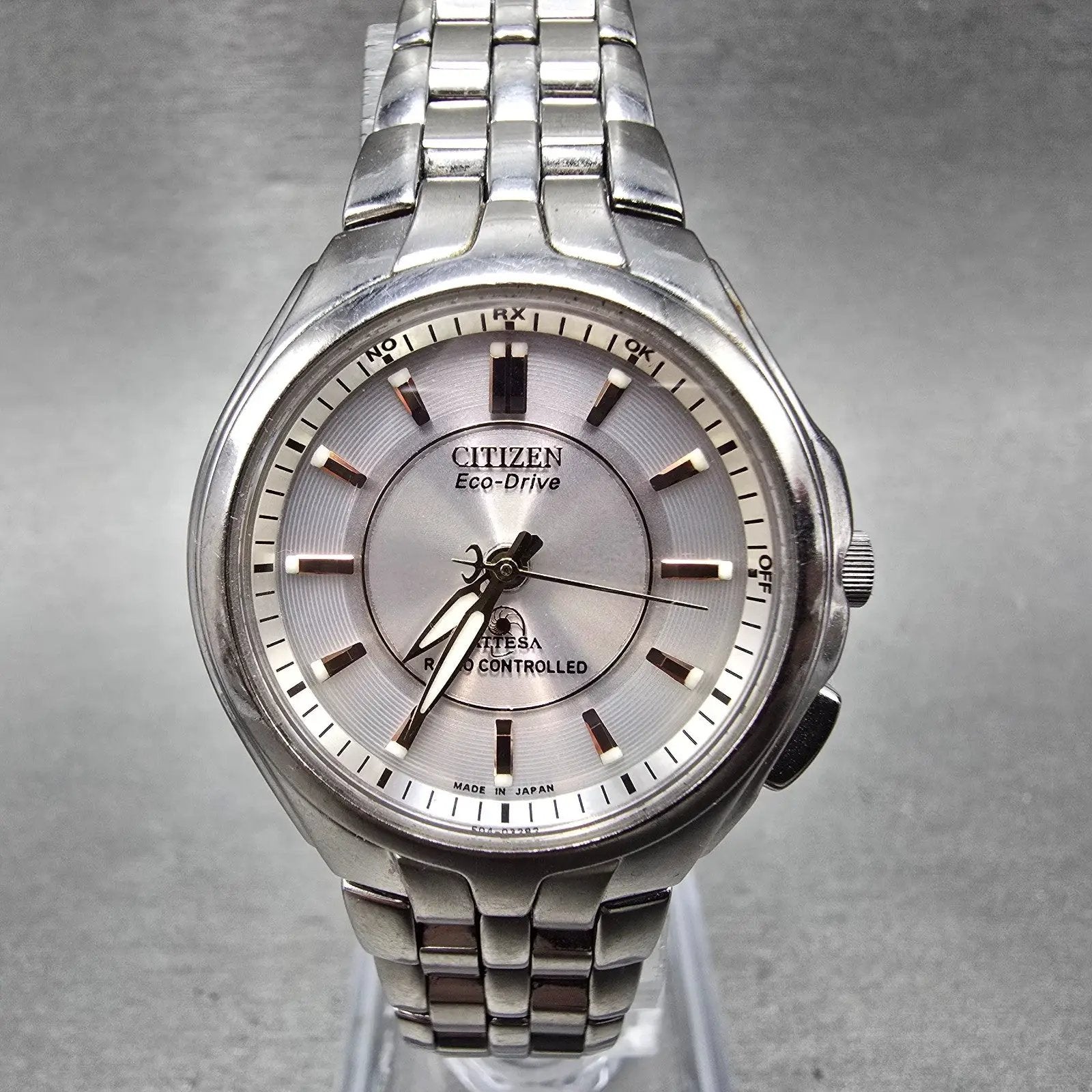 Citizen Eco-Drive Attesa Watch Women 30mm Silver Dial Steel H330-T007635 PARTS0